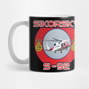 UK Coastguard Helicopter, Sikorsky S-92 Mug